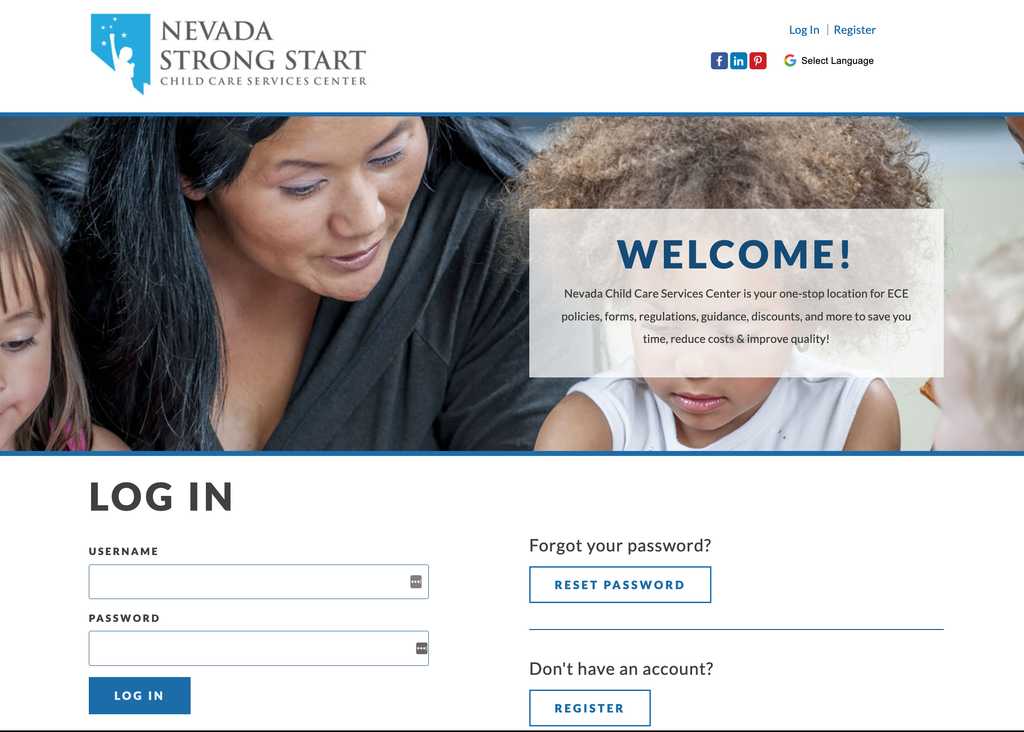 Nevada Strong Start Child Care Services Center